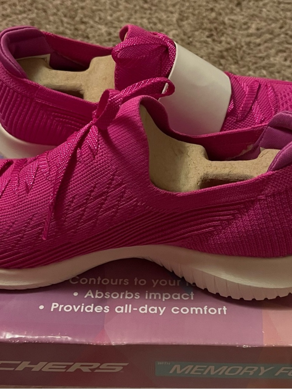 Skechers Memory Foam Stretch Fit Pink (W’s 9)
